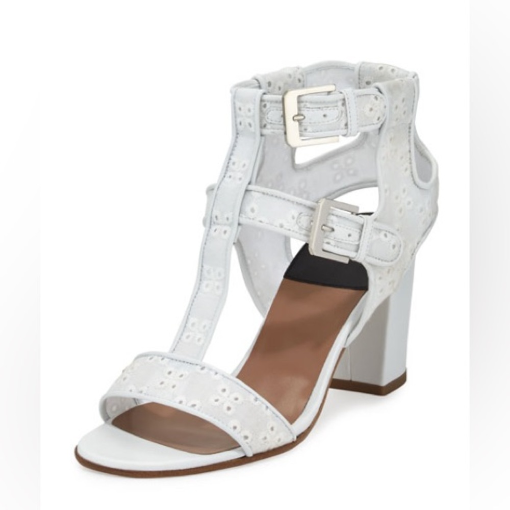 Laurence Dacade Diane Eyelet Cotton Caged Sandal
